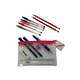 image 3 of Stationery Filled Pink Zip 8x5" Pencil Case