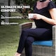 image 5 of Outsunny 3PCs Rattan Garden Seat Cushions Pads for Patio Furniture Green 