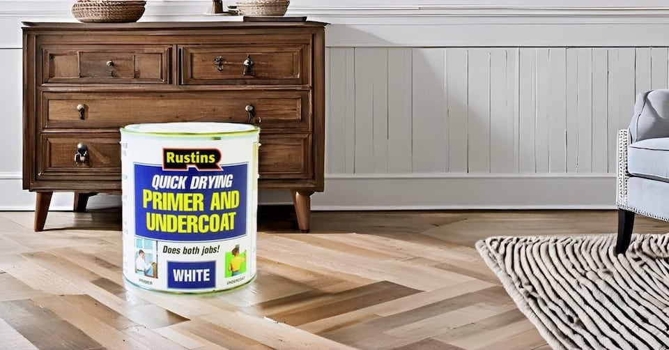 image 1 of Rustins Quick Drying Primer And Undercoat White 500ml