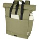 image 4 of Joey Roll Top Canvas 15L Laptop Backpack - Olive - One Size