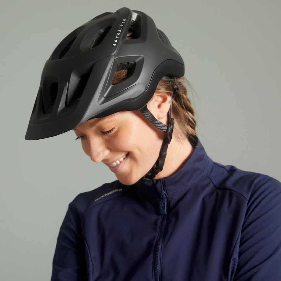 image 1 of Decathlon Mountain Bike Helmet EXPL 50