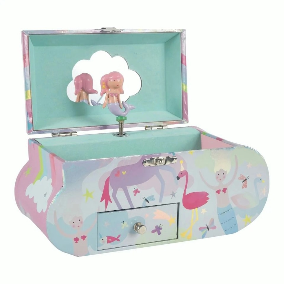 image 1 of Floss & Rock Childrens Fantasy Cloud Musical Jewellery Box
