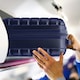 image 5 of 40x20x25cm Ryanair Free Carry-On Maximum Size Cabin Suitcase - Lightweight 4 Wheel ABS Hard Case - Cabin Carry On Hand Luggage Suitcase 100+ Airline Approved Blue | Navy | Cabin Bag