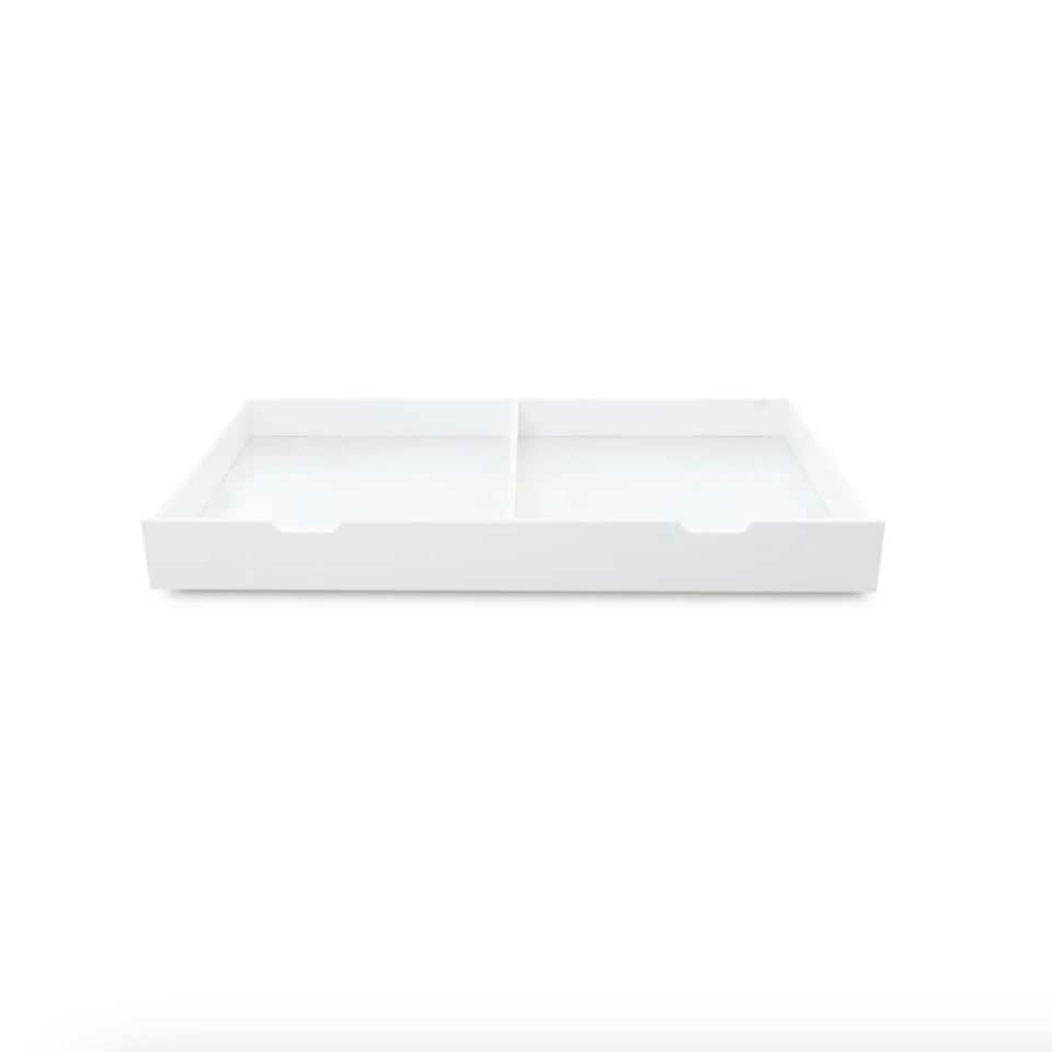 image 1 of Coleby Mini Cot Bed Under Drawer 120cm (White)