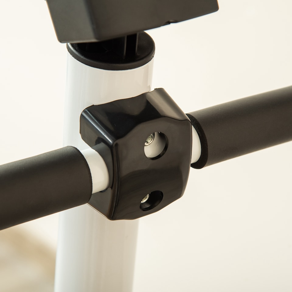 image 1 of HOMCOM Twister Stepper Step Machine with LCD Screen - Grey