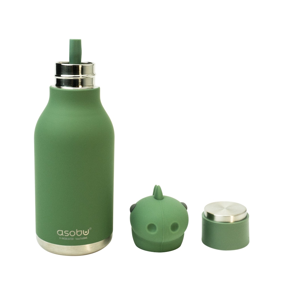 image 1 of Asobu 460ml Insulated Animal Design Stainless Steel Water Bottle - Choice of Character