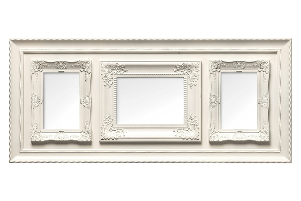 image 1 of Maren Vintage Style Cream 3 Photo Frame | Cream | One Size