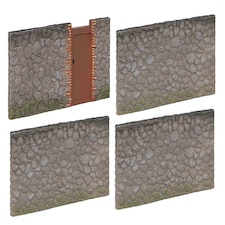 Graham Farish Scenecraft Low Relief Urban Stone Walling (Pre-Built)