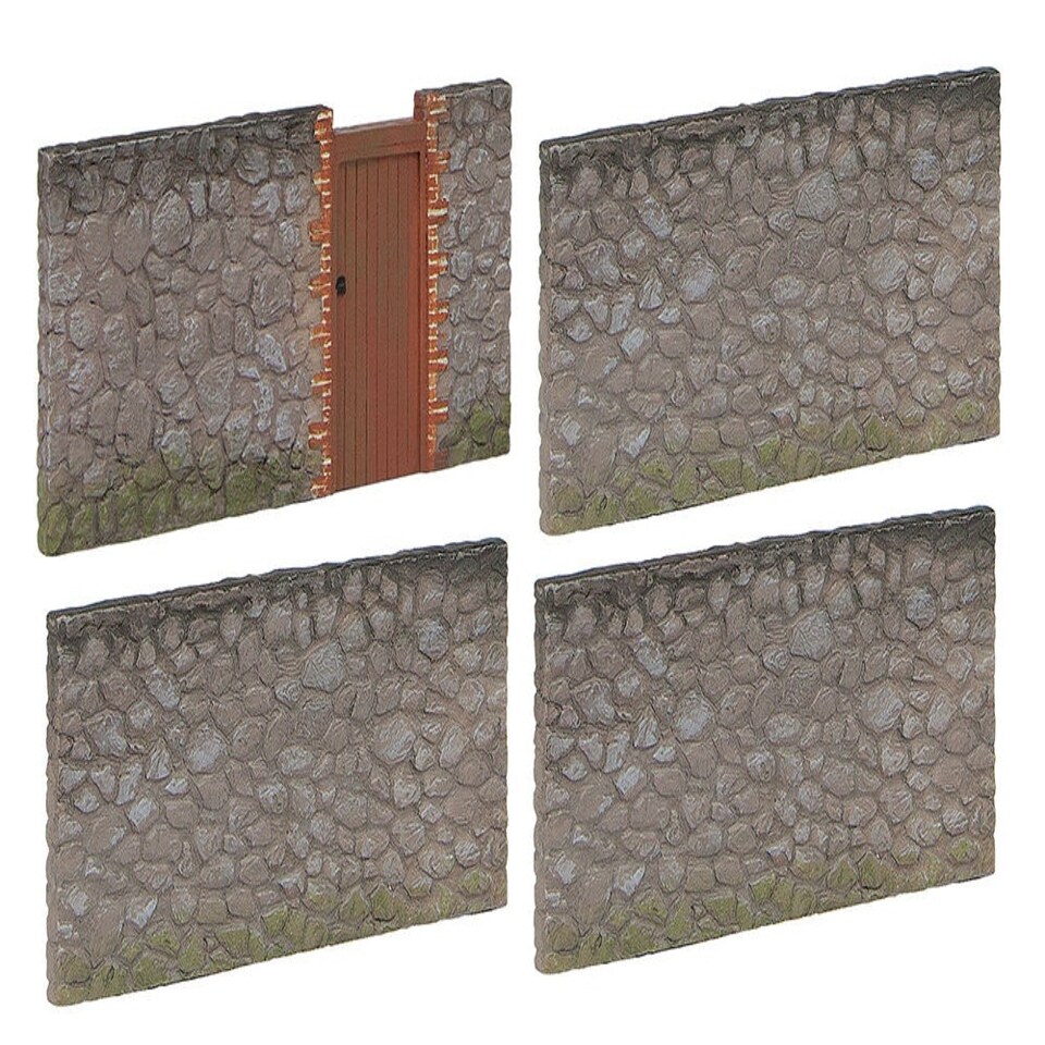 Graham Farish Scenecraft Low Relief Urban Stone Walling (Pre-Built)