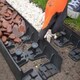 image 4 of Flexible Garden Edging in Black Pack of 30 80cm Pieces Black