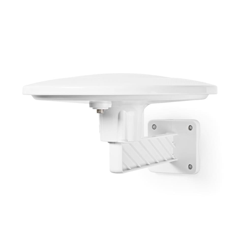 image 1 of Nedis High Gain 28dB Indoor/Outdoor HDTV Antenna Digital Freeview TV Aerial, 50km Range Reciever for DVB-T/DVB-T2/VHF/UHF/FM Signals, with 4G LTE LTE700 Filter