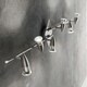 image 2 of Alfa  6 Light Adjustable Spotlight Bar Nickel, GU10