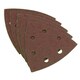 image 3 of Hook Loop Delta Sanding Abrasive Discs Pads 93mm Triangle 120 Grit Fine 200pc