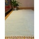 image 1 of Hush Hand Loomed Soft Rug in Muted Colours - Cotton - L60 x W210 cm - Duck Egg Blue Multi