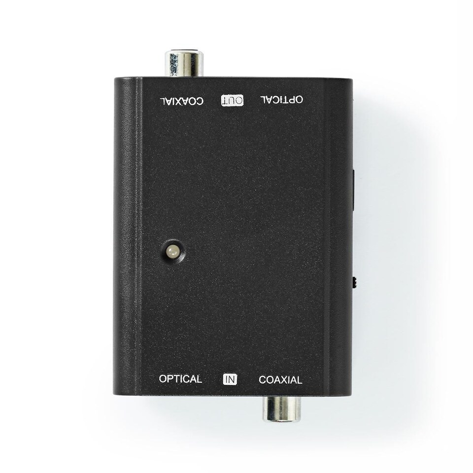 image 1 of Nedis Digital Audio Converter, Bi-Directional Toslink Optical to Coaxial RCA S/P-DIF DAC, Converts Coaxial to Optical & Vise versa, Supports Dolby Digital 5.1 DTS AAC