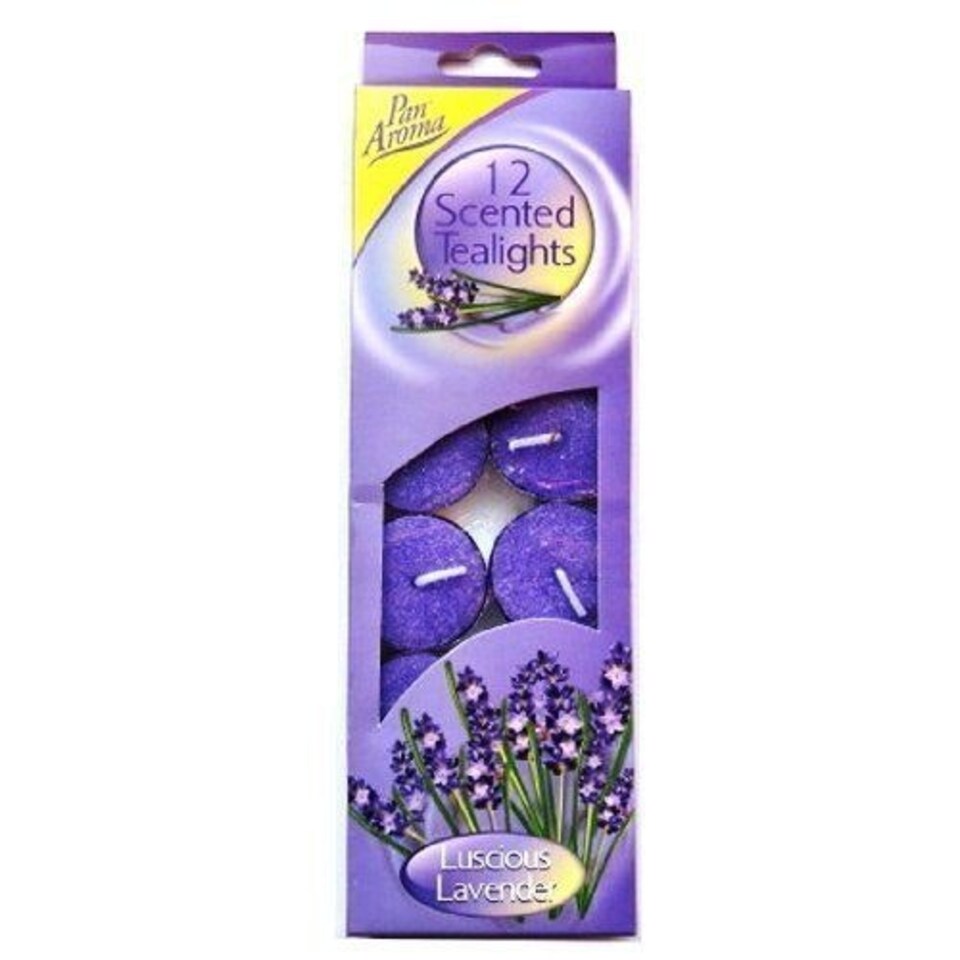 image 1 of Scented Tea Lights 'Luscious Lavender' Pack of 12