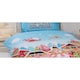 image 2 of Gingerbread Town Single Duvet Cover Set | Blue | Blue | 1