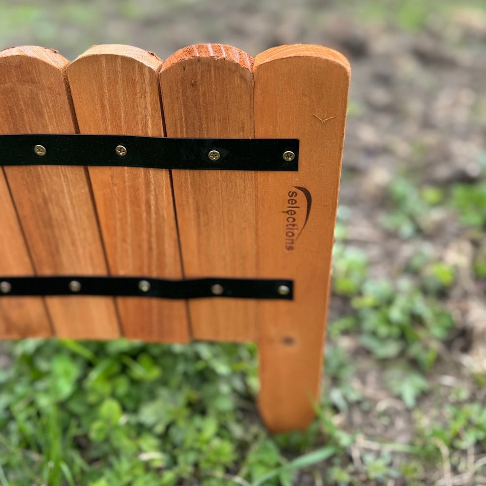 image 1 of Wooden Log Roll Style Garden Lawn Edging (70cm x 20cm) - 6 Panels