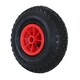 image 4 of 2x 10" 3.00-4 Plastic Rim Sack Truck Replacement Pneumatic Tyre Wheel