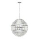 image 1 of BHS Paladina Large Ball Ceiling Pendant | Silver | Chrome | 1