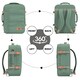 image 5 of CABINZERO Classic Cabin Backpack 44L, Lightweight Bag for Long Trips | Green | Sage Forest