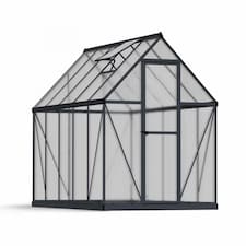 Greenhouse Mythos 6 x 10 - Polycarbonate - L306 x W185 x H208 cm - Grey