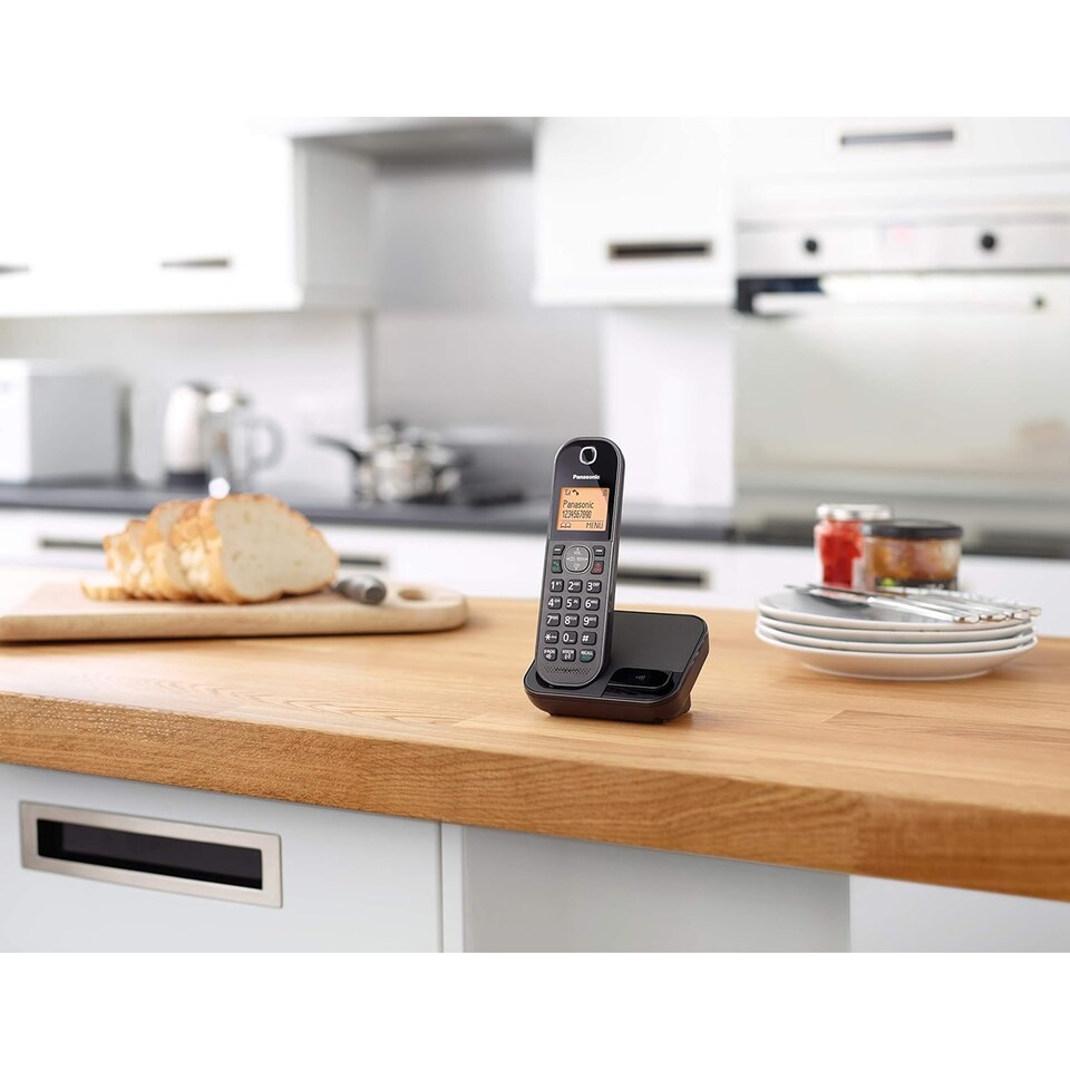 image 1 of Panasonic KX-TGC410EB Cordless Telephone  in Black
