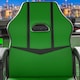 image 2 of Vida Designs Comet Racing Gaming Office Chair Computer Desk Table Chair, Green & Black