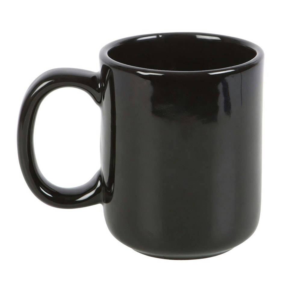 image 1 of Something Different Bats And Bones Skeleton Hand Mug - Black/White - One Size