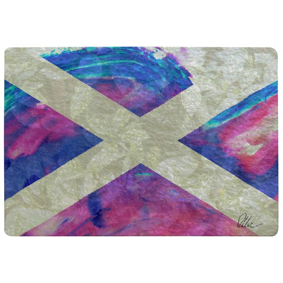 image 1 of Scotland Flag (Rug) Multi | Medium: 80x150cm