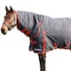 image 2 of HYCONIC Combi Combo Neck Horse Turnout Rug - Charcoal/Red - 7´ 3"