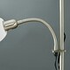 image 1 of ValueLights Mozz Brushed Chrome Mother & Child Floor Lamp & Bulbs Silver