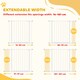 image 9 of PawHut Pressure Fitted Pet Dog Safety Gate Metal Fence 76 cm Tall, White