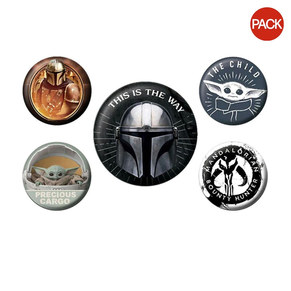 Star Wars Badge Set (Pack of 5) - Multicoloured - One Size