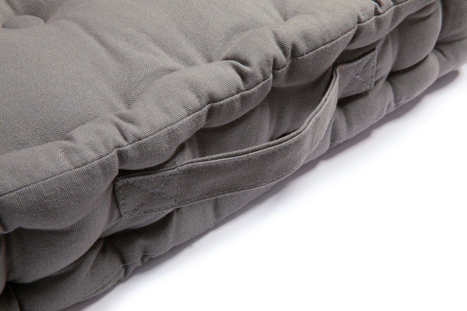 image 1 of Seat Pad Cushion Booster 100% Cotton Cover Extra Thick 10cm 45cm Square | Multi