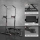 image 7 of HOMCOM Adjustable&Folded Dip Stands Multi-Function Pull-ups Sit-ups Fitness tool