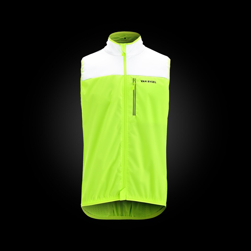 image 1 of Decathlon Men's Hi-Viz Cycling Jacket