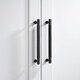 image 5 of Pushka Home Solid Brass Knurled Bar Handle 224mm - Black