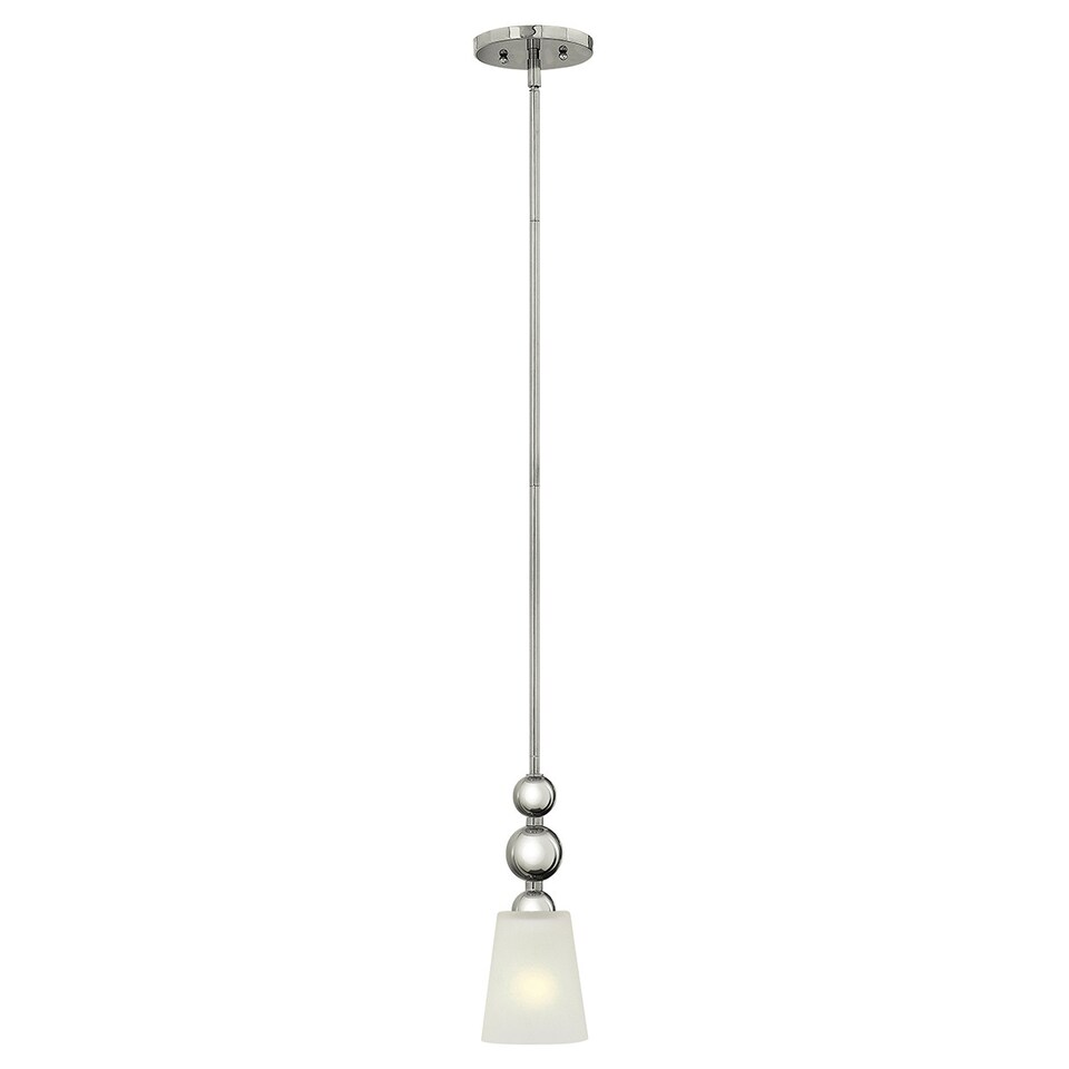 image 1 of Zelda 1 Light Ceiling Mini Pendant Polished Nickel, E27