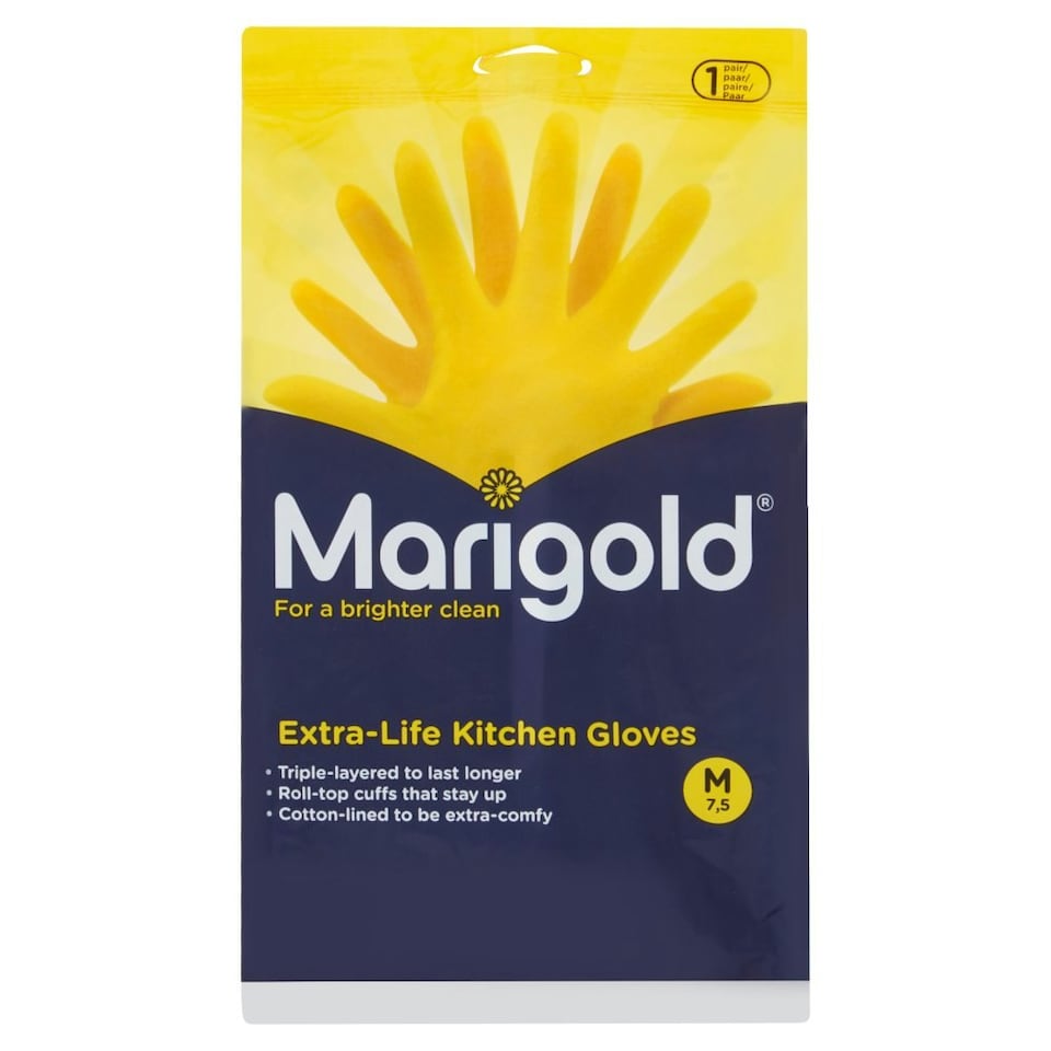 Marigold Extra-Life Kitchen Gloves M 7,5 1 Pair (Pack of 6) N/A