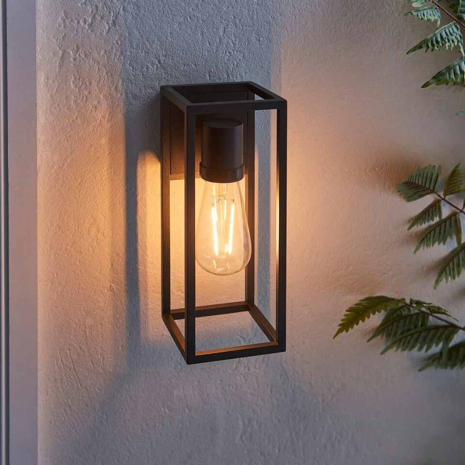 image 1 of Herbert Non Automatic Wall Lamp Textured Black