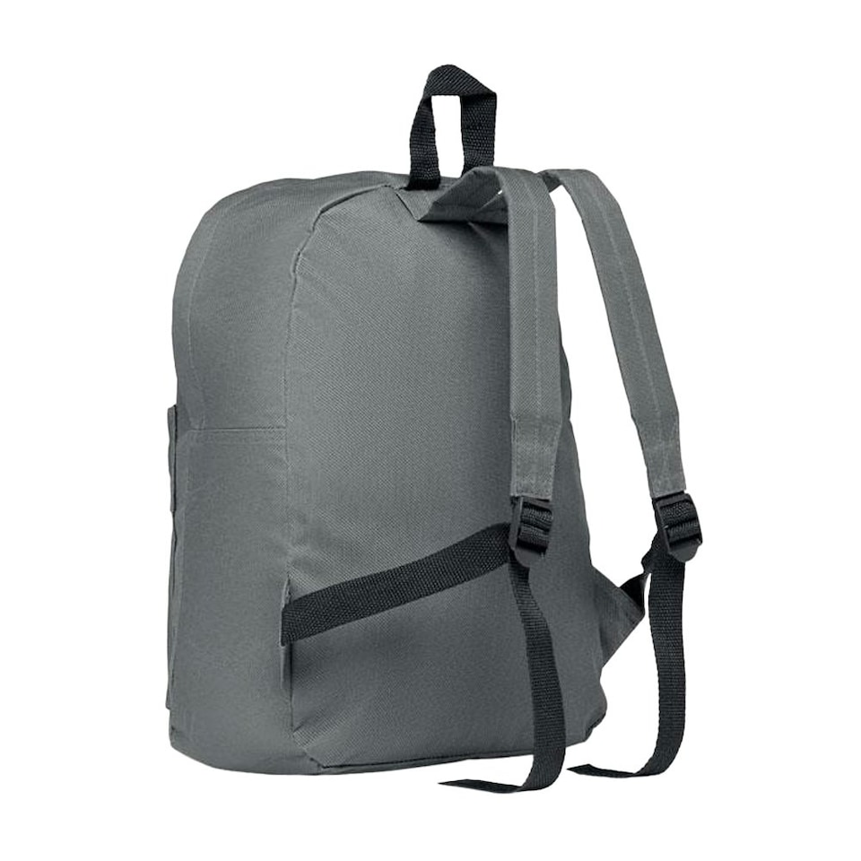image 1 of MidOcean Bapal Polyester Backpack - Stone Grey - One Size | Black