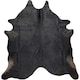 image 1 of Eastern Counties Leather Exotic Cowhide Leather Rug - Black/Brown - One Size