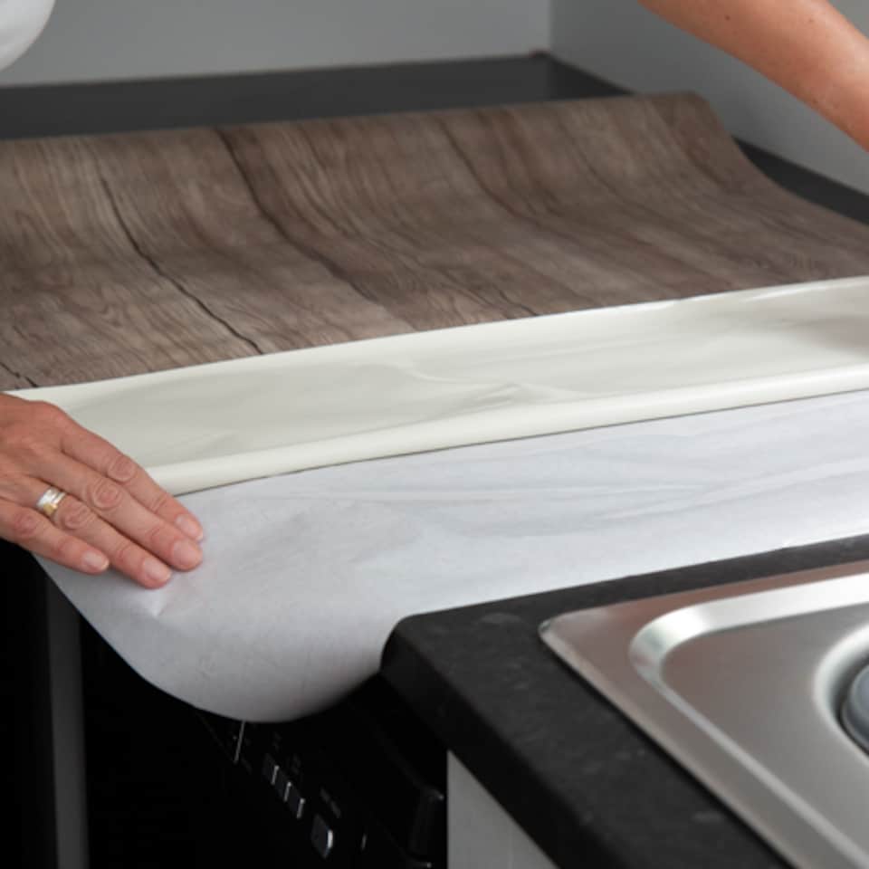 image 1 of Sticky Back Plastic Sanremo Oak Wood Effect Kitchen Self-adhesive Vinyl Wrap for Cupboards, Doors and Worktops 90cm x 10m - d-c-fix