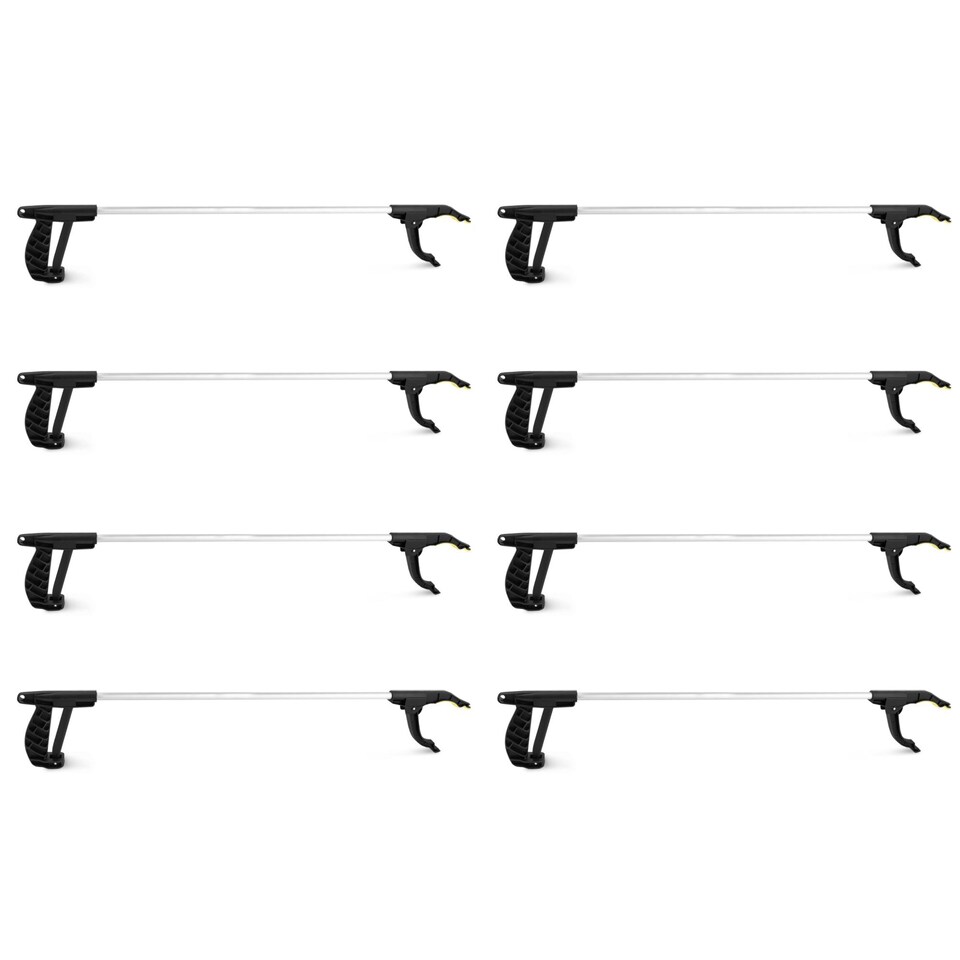 image 1 of Keplin Litter Picker 75cm Long Reach Grabber Tool with Magnetic Pick Up Tip, Pack of 8