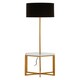 image 3 of Interiors by Premier Floorstanding Lamp, Adjustable Modern LED Standing Light, Slim Metal Frame Floor Lamp for Living Room Gold