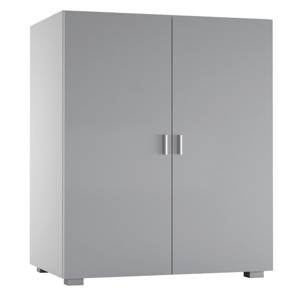 image 1 of Kids 2-Door Wardrobe Grey | Unit Colour: Grey