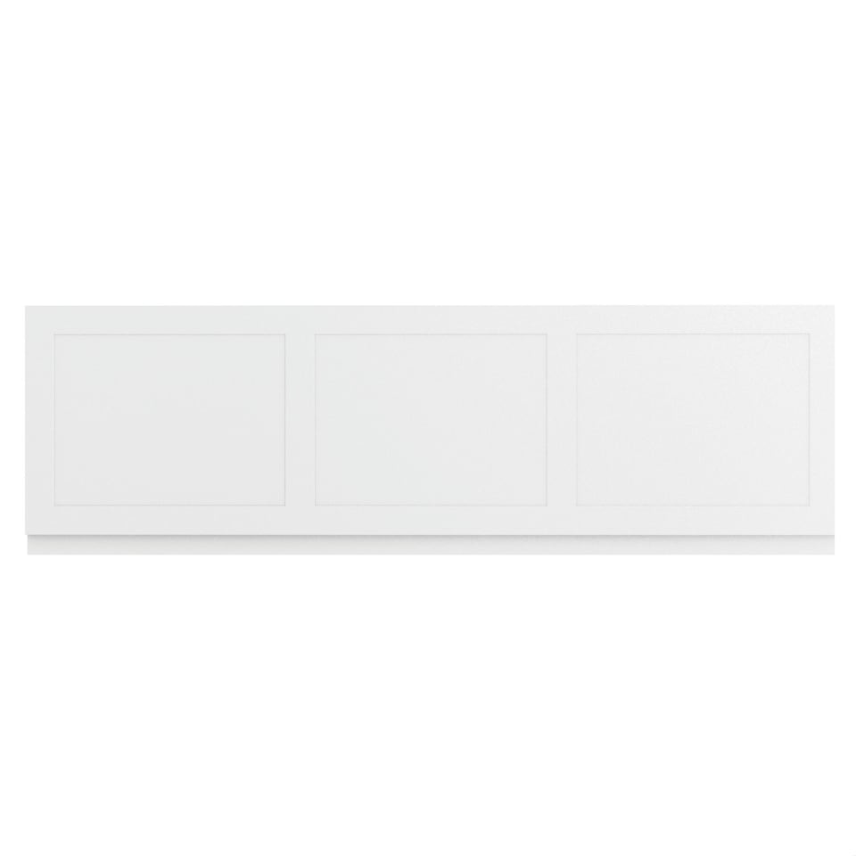 image 1 of Balterley 1700mm Shaker Style Front Bath Panel Wh