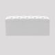 image 1 of 120cm Luna Chesterfield Ottoman Storage Box - White Plush Velvet Upholstered Blanket Box
