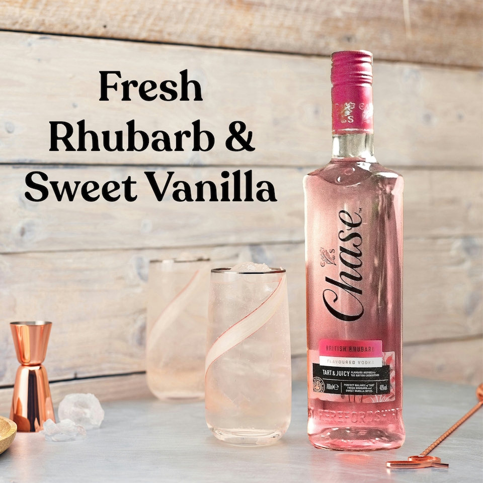 image 1 of Chase British Rhubarb Vodka, 70cl
